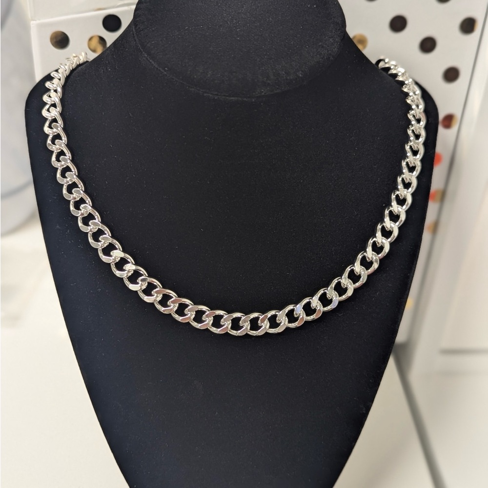 Men's chain necklace sterling silver